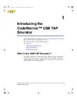 Preview for 5 page of Freescale Semiconductor NXP CodeWarrior USB TAP User Manual