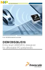 Freescale Semiconductor NXP DEMO9S08JS16 Quick Reference Manual preview