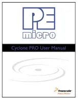 Предварительный просмотр 1 страницы Freescale Semiconductor PE Micro Cyclone Pro User Manual