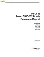 Предварительный просмотр 1 страницы Freescale Semiconductor PowerQUICC MPC870 Reference Manual