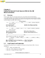 Предварительный просмотр 49 страницы Freescale Semiconductor QE128 Quick Reference User Manual