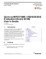 Freescale Semiconductor Qorivva MPC5746R-144DS User Manual предпросмотр