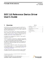 Preview for 1 page of Freescale Semiconductor SEC 2.0 User Manual