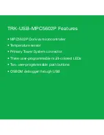 Предварительный просмотр 3 страницы Freescale Semiconductor TRK-USB-MPC5602P Quick Start Manual