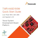 Preview for 1 page of Freescale Semiconductor TWR-K40D100M Quick Start Manual