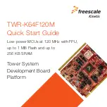 Freescale Semiconductor TWR-K64F120M Quick Start Manual предпросмотр