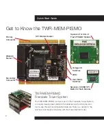 Предварительный просмотр 2 страницы Freescale Semiconductor TWR-MEM-PISMO Quick Start Manual