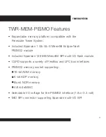 Предварительный просмотр 3 страницы Freescale Semiconductor TWR-MEM-PISMO Quick Start Manual