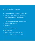 Предварительный просмотр 3 страницы Freescale Semiconductor TWR-S12G240 Quick Start Manual