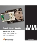 Freescale Semiconductor TWRPI-BLE-DEMO Quick Start Manual preview
