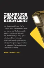 Предварительный просмотр 2 страницы Freespirit Recreation ReadyLight Instructions For Assembly And Operation Manual