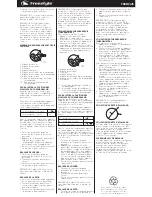 Preview for 8 page of Freestyle FS84871 Instructions Manual