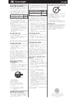 Preview for 10 page of Freestyle FS84871 Instructions Manual