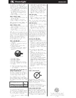 Preview for 12 page of Freestyle FS84871 Instructions Manual