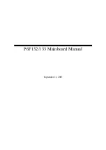 Preview for 1 page of Freetech FLEXUS P6F132 Manual