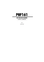 Предварительный просмотр 1 страницы Freetech P8F161 User Manual