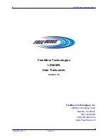 FreeWave LRS400S Manual preview