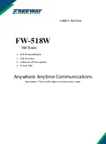 Предварительный просмотр 1 страницы FREEWAY FW-518W User Manual