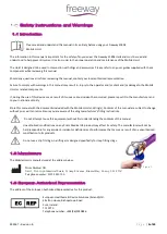 Preview for 4 page of FREEWAY S180E Mobile Hoist User Manual