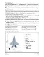 Preview for 2 page of Freewing F-35 V2 FJ2011 User Manual