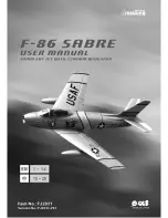 Freewing F-86 Sabre FJ2031 User Manual preview