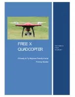 FreeX QUADCOPTER User Manual preview