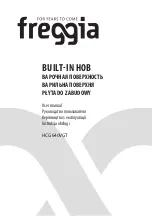 Предварительный просмотр 1 страницы Freggia HCG640VGT User Manual