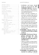 Preview for 3 page of Freggia OGSB64 User Manual