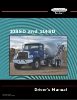 Preview for 1 page of freightliner 108SD Driver Manual