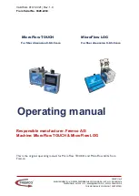 Preview for 1 page of Fremco MicroFlow LOG Operating Manual