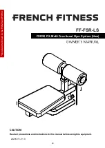 Предварительный просмотр 40 страницы FRENCH FITNESS FF-FSR20-PL Owner'S Manual