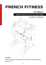 Предварительный просмотр 50 страницы FRENCH FITNESS FF-FSR20-PL Owner'S Manual