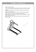 Предварительный просмотр 7 страницы FRENCH FITNESS FF-T800 Assembly Manual