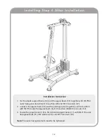 Предварительный просмотр 12 страницы FRENCH FITNESS FF-X9LP Assembly Manual