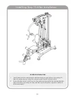 Предварительный просмотр 44 страницы FRENCH FITNESS FF-X9LP Assembly Manual