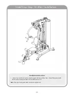 Предварительный просмотр 46 страницы FRENCH FITNESS FF-X9LP Assembly Manual