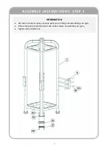 Предварительный просмотр 9 страницы FRENCH FITNESS FFS-8SMJG Assembly Manual