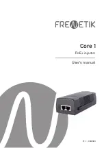 Preview for 1 page of FRENETIK Core 1 User Manual