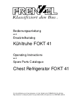 FRENZEL FOKT 41 Operating Instructions And Spare Parts Catalogue preview