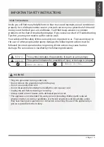 Preview for 3 page of Freo FHCW061ABE User Manual