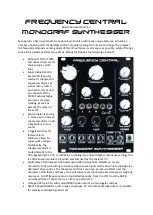 Frequency Central Monograf Build Documentation preview