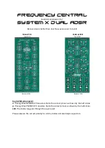 Frequency Central SYSTEM X DUAL ADSR Build Documentation preview