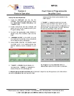 Предварительный просмотр 8 страницы Frequency Devices 90PGA User Manual