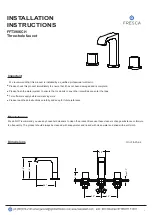 Preview for 1 page of Fresca FFT3906CH Installation Instructions