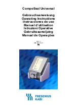 Fresenius Kabi 902 406 1 Operating Instructions Manual preview