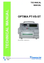 Fresenius Kabi OPTIMA PT-VS-S Technical Manual preview