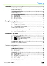 Preview for 3 page of Fresenius Kabi OPTIMA PT-VS-S Technical Manual