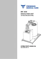 Fresenius Medical Care 460018 Operator'S Manual preview