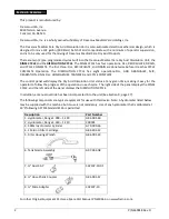 Preview for 8 page of Fresenius Medical Care 460018 Operator'S Manual