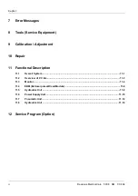 Preview for 4 page of Fresenius Medical Care 5008 Service Manual